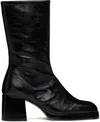 Miista High-heeled Short Boots In Black