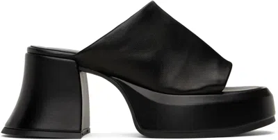 Miista Black Jimena Heeled Sandals