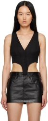 Miista Black Thelma Tank Top In Black