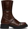 Miista Brown Dahlia Boots In Brown