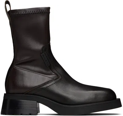 Miista Brown New Oliana Ankle Boots