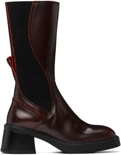 Miista Burgundy Flabia Boots