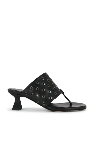 Miista Cedella Eyelets Sandal In Black