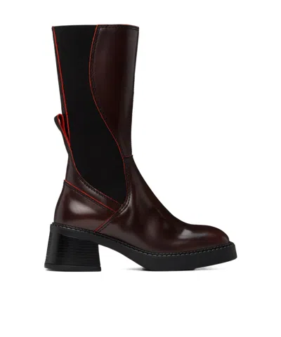 Miista Burgundy Flabia Boots