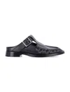 Miista Womens Gianna Leather Mules Black In Black