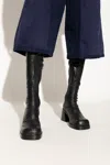 Miista Square-headed Boots In Black