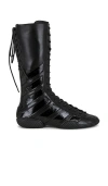 Miista Imogen Lace Brogue Boot In Black