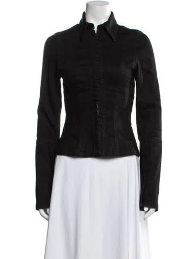 Pre-owned Miista Jacket In Black