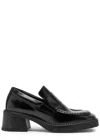 Miista Leather Loafers In Black