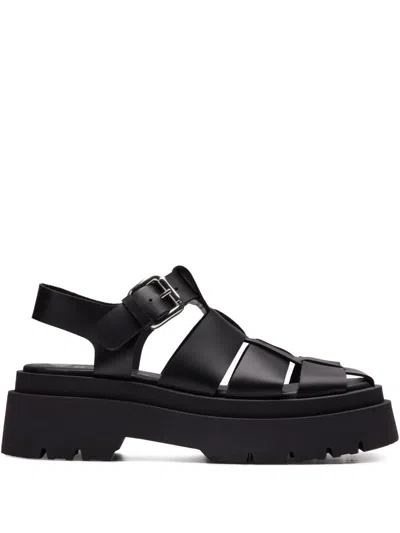 Miista Kornelia Buckle Sandals In Black
