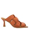 Miista Mayte Woven Leather Mules In Red
