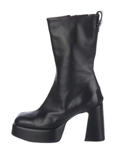 Pre-owned Miista Leather Boots In Black