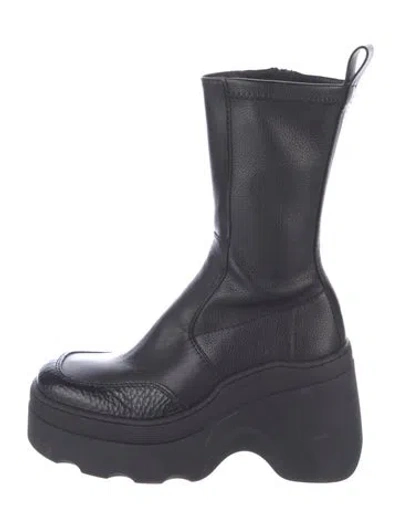 Pre-owned Miista Leather Boots In Black