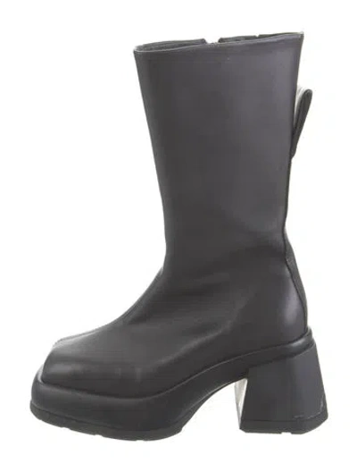 Pre-owned Miista Leather Boots In Black