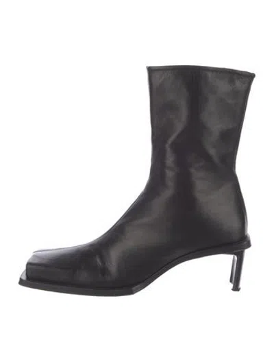Pre-owned Miista Leather Boots In Black