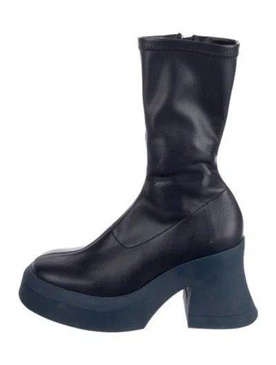 Pre-owned Miista Leather Boots In Blue