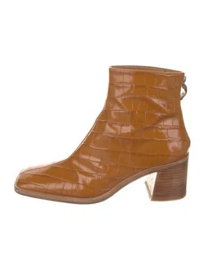 Pre-owned Miista Leather Boots In Brown
