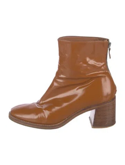 Pre-owned Miista Leather Boots In Brown