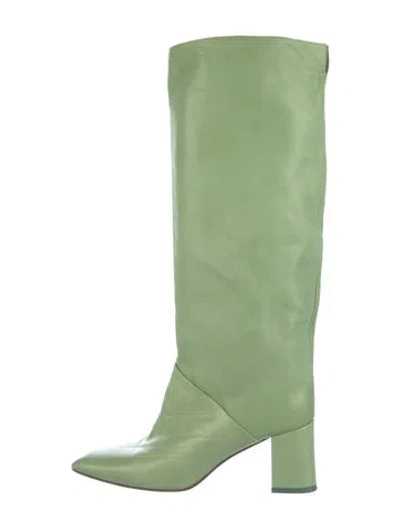 Pre-owned Miista Leather Boots In Green