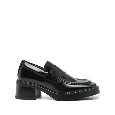 Miista Leather Loafers In Black