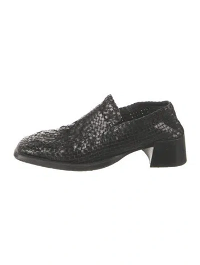 Pre-owned Miista Leather Loafers In Black