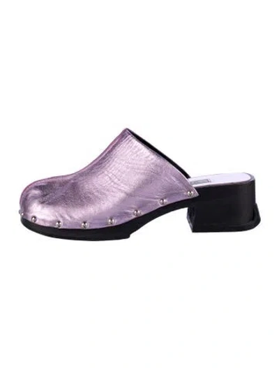 Pre-owned Miista Leather Mules