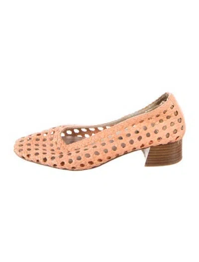 Pre-owned Miista Leather Patterned Pumps In Brown