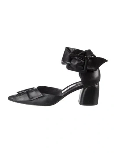 Pre-owned Miista Leather Pumps In Black