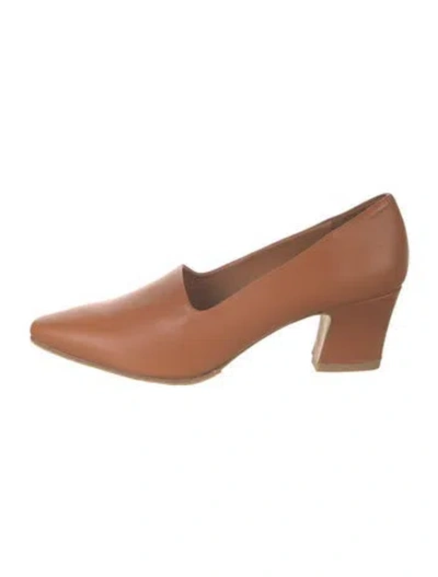 Pre-owned Miista Leather Pumps In Neutrals