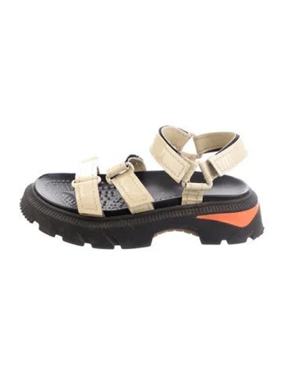 Pre-owned Miista Leather Sandals In Black
