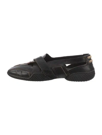 Pre-owned Miista Leather Sneakers In Black