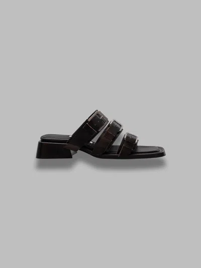 Miista Lordette Black Buckled Sandals