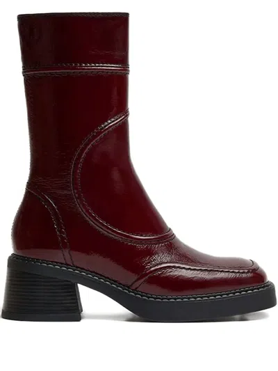Miista Malene High-heeled Boots In Red