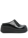Miista Mego Mules In Schwarz