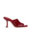 Miista Miri High Heel Sandals In Deep Red