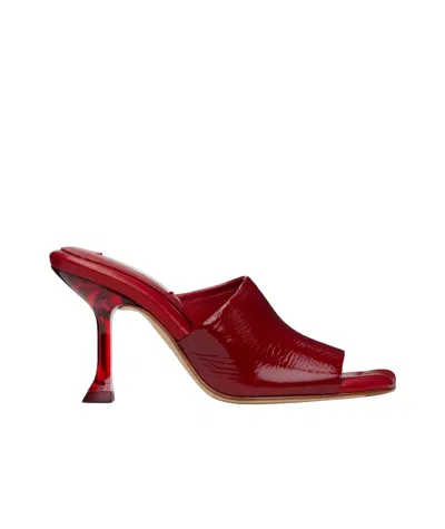 Miista Miri High Heel Sandals In Deep Red