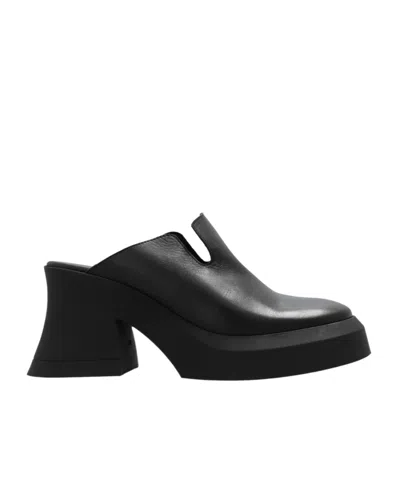 Miista Muller Shoes With Round Head In Black
