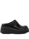 Miista Mego Mules In Nero