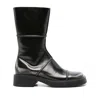 Miista Dahlia 40mm Keather Boots In Black/grey