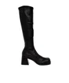 Miista Square-headed Boots In Black
