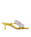 Miista Square-headed High-heeled Sandals In Multicolor