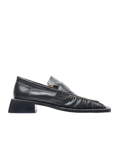 Miista Square Toe Business Dress Shoes In Black