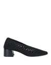 Miista 40mm Woven-leather Pumps In Black