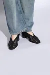 Miista 40mm Woven-leather Pumps In Black