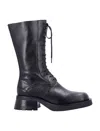 Miista Vel Anfibio String Boot In Black