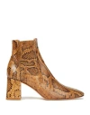 Miista Woman Ankle Boots Brown Size 5 Soft Leather In Brown