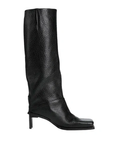Miista Woman Boot Black Size 5.5 Leather