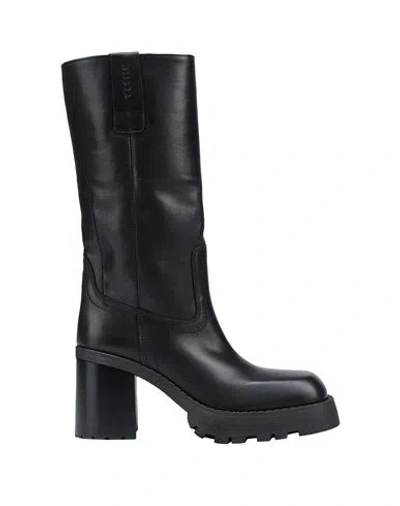 Miista Abril Black Woman Boot Black Size 10.5 Sheepskin