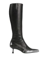 Miista Woman Boot Gunmetal Size 9.5 Leather