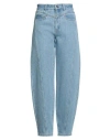 Miista Woman Jeans Blue Size 6 Cotton